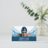 Swimming Instructor Visitekaartje (Staand voorkant)