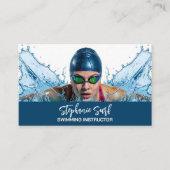 Swimming Instructor Visitekaartje (Voorkant)