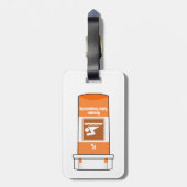 Swimming Is My Drug Bagagelabel (Achterkant verticaal)