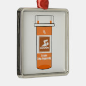 Swimming Is My Drug Metalen Ornament (Rechts)