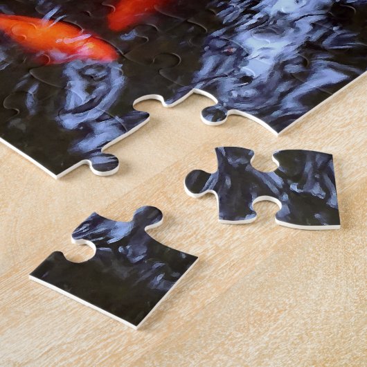 Swimming Koi Legpuzzel (Zijkant)