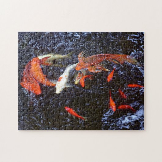 Swimming Koi Legpuzzel (Horizontaal)