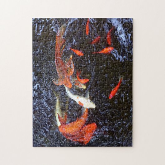 Swimming Koi Legpuzzel (Verticaal)