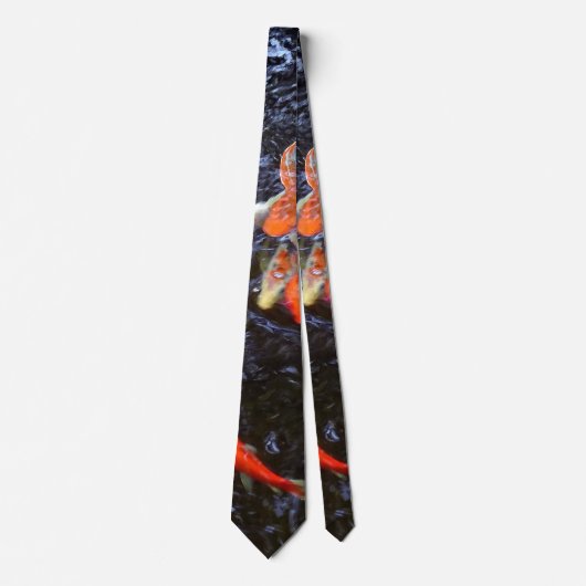Swimming Koi Stropdas (Voorkant)