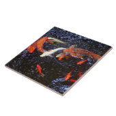 Swimming Koi Tegeltje (Zijkant)