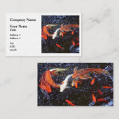 Swimming Koi Visitekaartje (Voorkant / Achterkant)