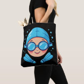 Swimming lovers after school activity club tote bag (Dichtbij)