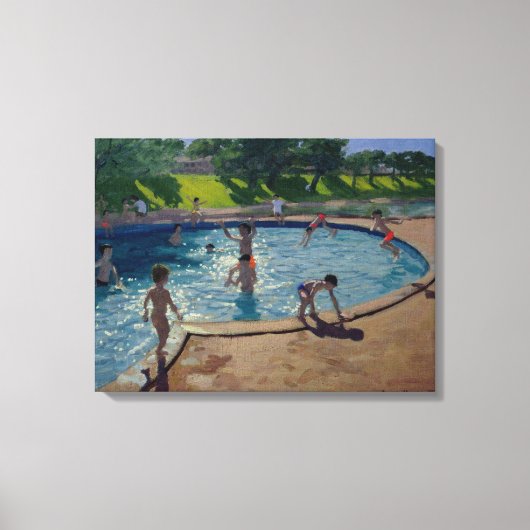 Swimming Pool Canvas Afdruk (Voorkant)