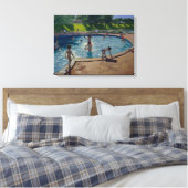 Swimming Pool Canvas Afdruk (Insitu (Slaapkamer))