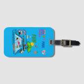 Swimming Pool Fun Bagagelabel (Voorkant (horizontaal))