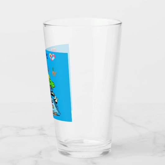 Swimming Pool Fun Glas (Links)