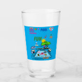 Swimming Pool Fun Glas (Voorkant)