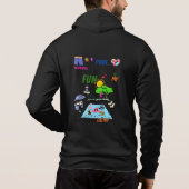 Swimming Pool Fun Hoodie (Achterkant)