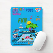 Swimming Pool Fun Muismat (Met muis)