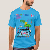 Swimming Pool Fun T-shirt (Voorkant)