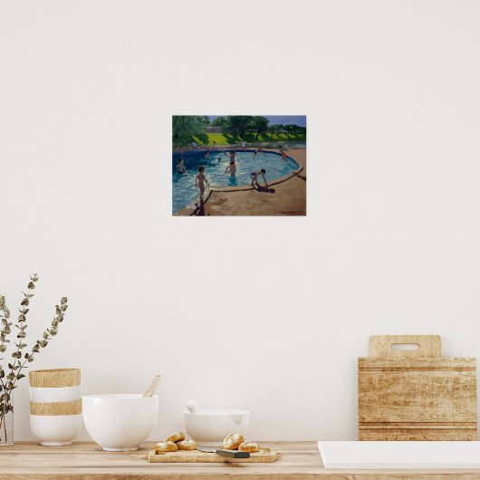 Swimming Pool Poster (Keuken)