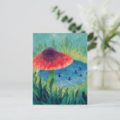 Swimming Pool under the Mushroom Briefkaart (Staand voorkant)