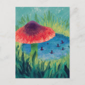 Swimming Pool under the Mushroom Briefkaart (Voorkant)
