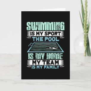 SWimming Swim Gift Kaart