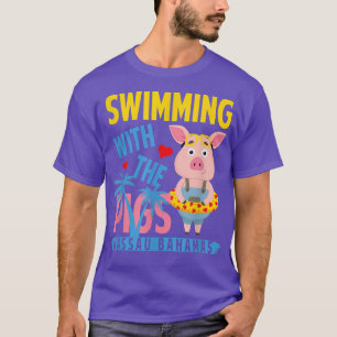 Swimming With The Pigs Nassau Bahamas Hello Summer T-shirt