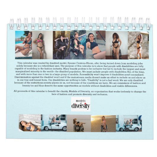 Swimsuit agenda 2021 kalender (Achterkant)