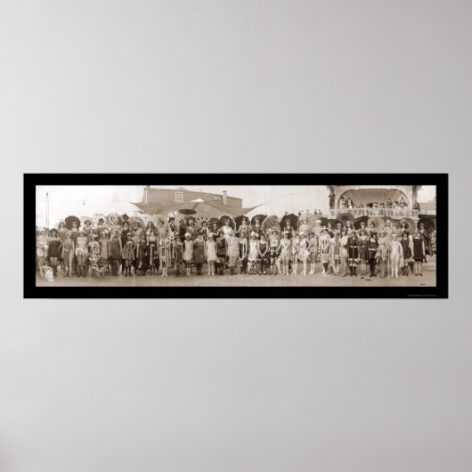 Swimsuit Beauties Foto 1922 Poster (Voorkant)