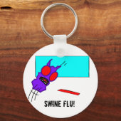 Swine Flu Keyhcain Sleutelhanger (Voorkant)