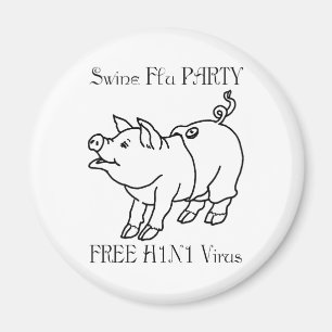 SWINE FLU-PARTIJ MAGNEET