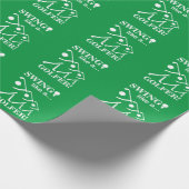 Swing Als Een Golfer Golf Cadeaupapier (Hoek)