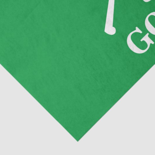 Swing als een golfer golf tissuepapier (Detail)