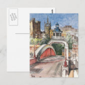 Swing Bridge-Briefkaart Briefkaart (Voorkant / Achterkant)