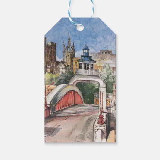 Swing Bridge Gift Label Cadeaulabel (Voorkant)