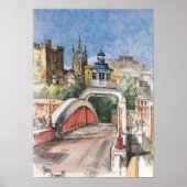 Swing Bridge-Poster/Afdrukken Poster (Voorkant)