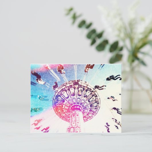 Swing Carousel Briefkaart (Staand voorkant)