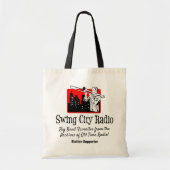Swing City Radio Canvas tas (Voorkant)