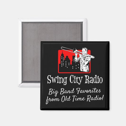 Swing City Radio Magnet (Voorkant / Achterkant)