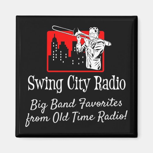 Swing City Radio Magnet (Voorkant)