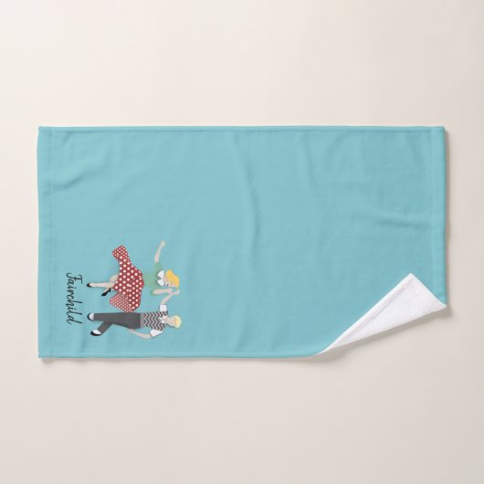 Swing Dance Bad Handdoek (Handdoek)