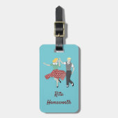 Swing Dance Bagagelabel (Voorkant verticaal)