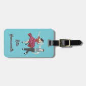 Swing Dance Bagagelabel (Voorkant horizontaal)