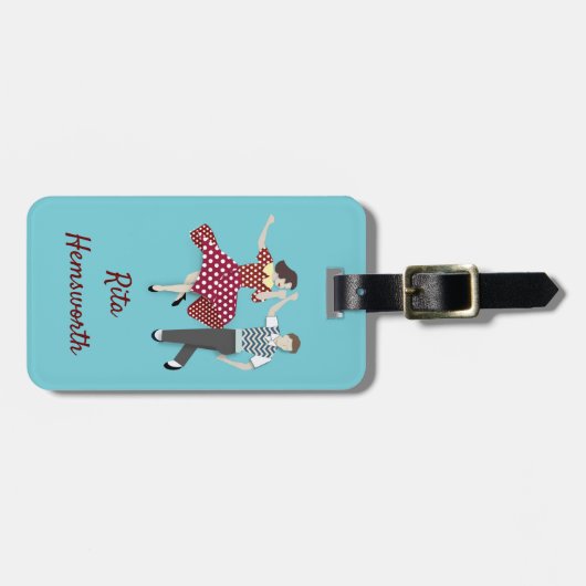 Swing Dance Bagagelabel (Voorkant horizontaal)