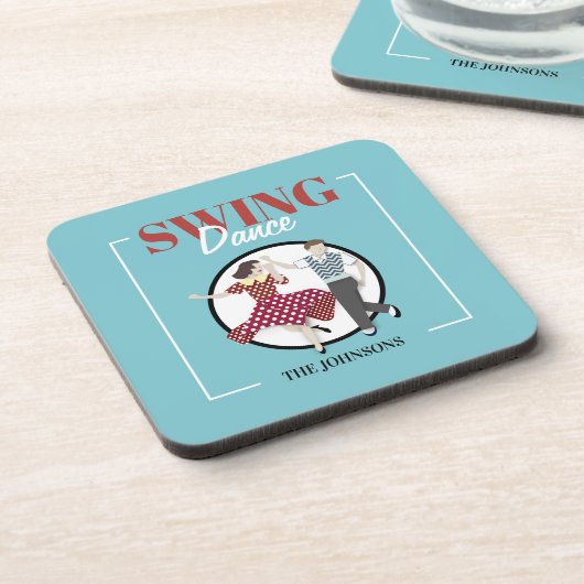 Swing Dance Bier Onderzetter (Linkerzijde)