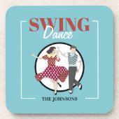 Swing Dance Bier Onderzetter (Voorkant)