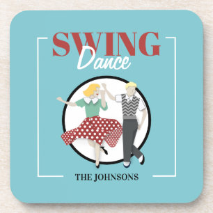 Swing Dance Bier Onderzetter
