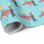 Swing Dance Cadeaupapier (Rol Hoek)