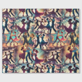 Swing Dance Cadeaupapier (Vlak)