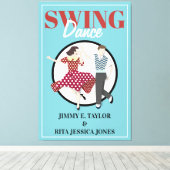 Swing Dance Canvas Afdruk (Insitu (Houten vloer))