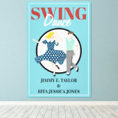 Swing Dance Canvas Afdruk (Insitu (Houten vloer))