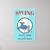 Swing Dance Canvas Afdruk (Voorkant)