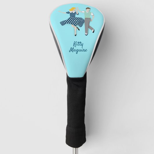 Swing Dance Couple Golfheadcover (Voorkant)